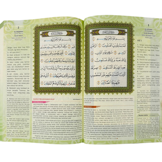 AL QURAN ARKARIM TERJEMAHAN & TAJWID BERWARNA B5 Medium Random colors