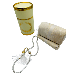 Gift Box | Elegant prayer mat with tasbeeh