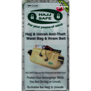 Hajj & Umrah - Anti-Theft Waist Bag And Ihram Belt