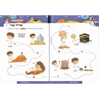 Hajj & Umrah Activity Book (Little Kids) Age 5 +