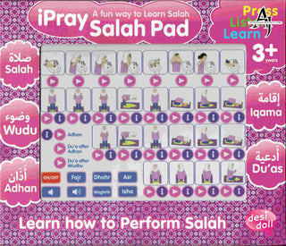 ipray Salah Pad For Girl ( A Fun Way To Learn Salah ) By Desi Doll Company