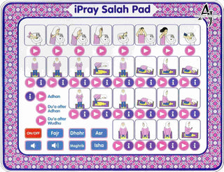 ipray Salah Pad For Girl ( A Fun Way To Learn Salah ) By Desi Doll Company