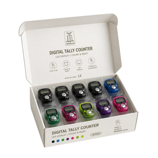 LED Digital Tasbih Counter with Compass – Portable Islamic Dhikr Tally Counter