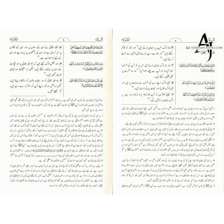 Mushaf Madinah-Al Quran Al-Kareem(Cream Paper-Medium size) Translation of The Meanings of The Noble Quran in The Urdu Language (New Edition)