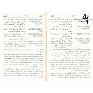 Mushaf Madinah-Al Quran Al-Kareem(Cream Paper-Medium size) Translation of The Meanings of The Noble Quran in The Urdu Language (New Edition)