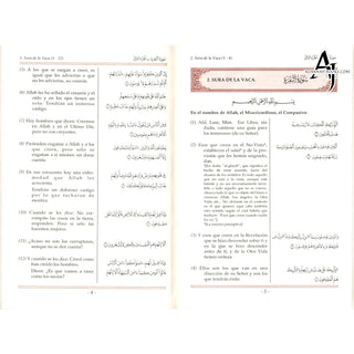 Mushaf Madinah in Spanish Language (Arabic to Spanish Language Translation)