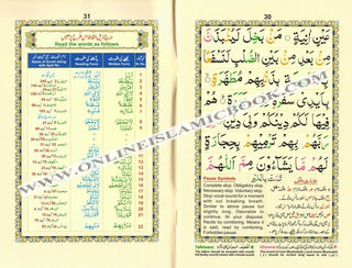 Noorani Qaaidah with Urdu and English Notes (Tajweedi) Ref 270