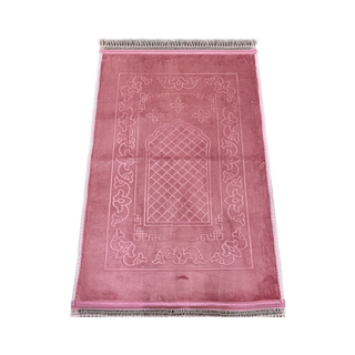 Paded Velvet Prayer Mats (Non Slip) Size (80x120cm)