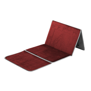 Prayer Mat Foldable Recline Backrest Padded Back Support with Prayer Rug Seat