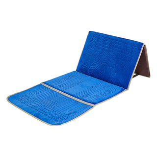 Prayer Mat Foldable Recline Backrest Padded Back Support with Prayer Rug Seat