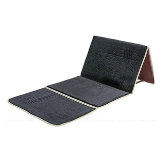 Prayer Mat Foldable Recline Backrest Padded Back Support with Prayer Rug Seat