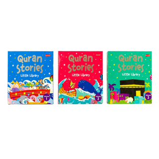 Quran Stories - Little Library - Vol.1-3 (4 Board Books Set)