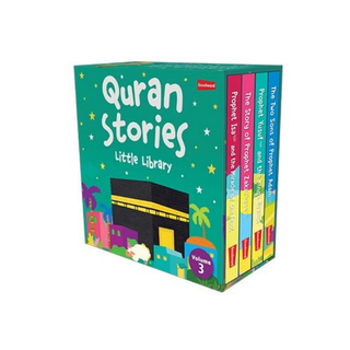 Quran Stories - Little Library - Vol.1-3 (4 Board Books Set)