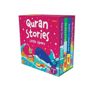 Quran Stories - Little Library - Vol.1-3 (4 Board Books Set)