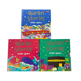 Quran Stories - Little Library - Vol.1-3 (4 Board Books Set)