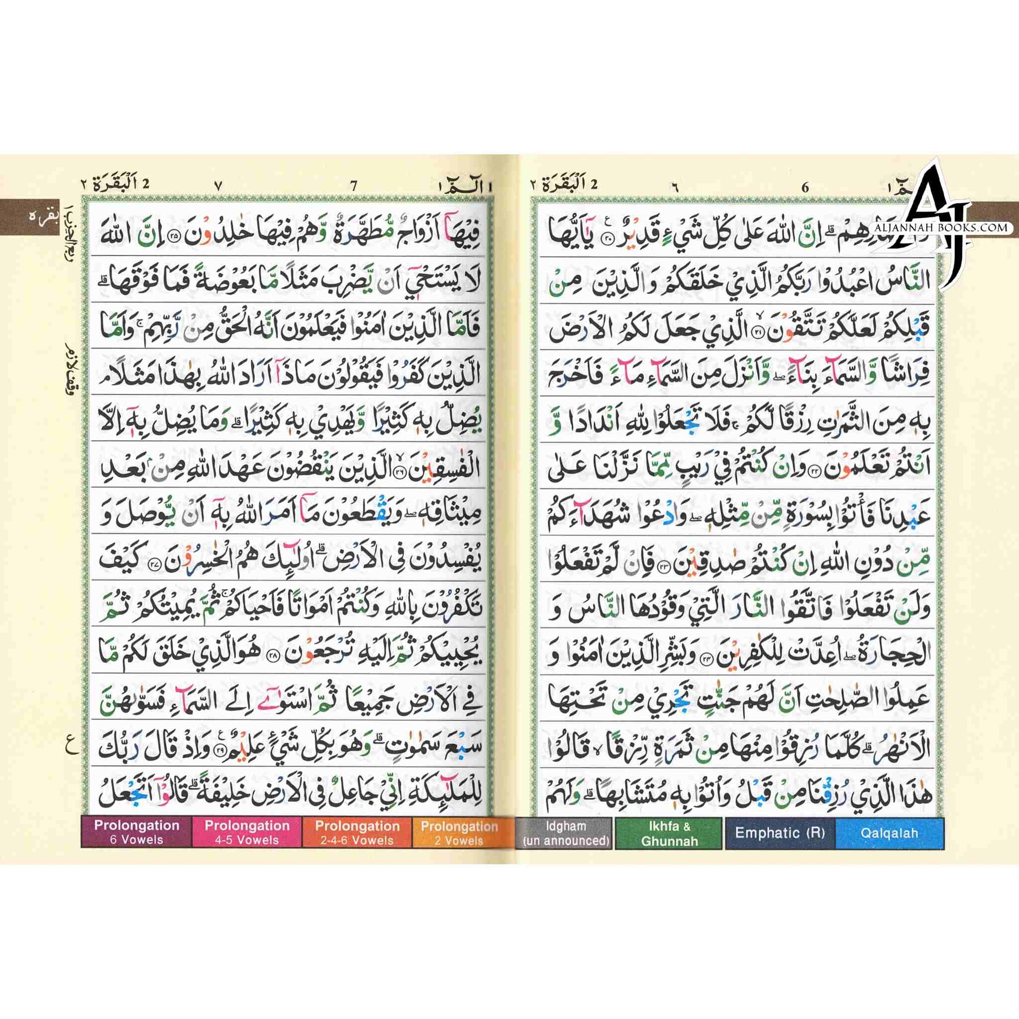 Pakistani Script Tajweed Quran Arabic Only Indo-Pak (Pakistani-Indian-Persian script) 1 ...