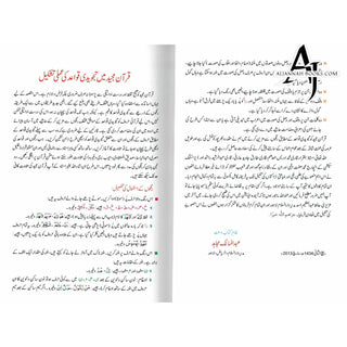 Tajweedi Quran with Urdu Tajweed Rules 16 Lines 8.5 x 6.0 Inch (7B) Hafzi Tajweedi, Medium Size,Standard Print