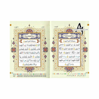 The Holy Quran Tajweed Rules with Colour Coded (Pocket Size) (Persian/Urdu script)