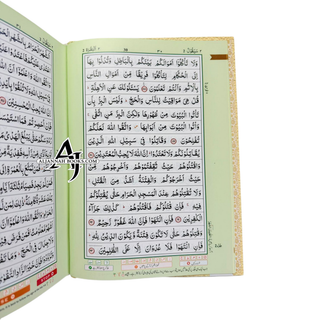 The Holy Quran (Waqf rules colour coded ) Indo-pak & south african script