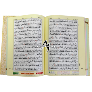 The Holy Quran (Waqf rules colour coded ) Indo-pak & south african script