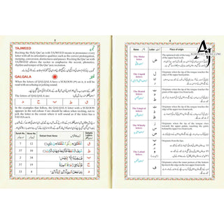 The Holy Quran with English Translation and Transliteration (Persian-Hindi-Urdu Script) with Rehal Box