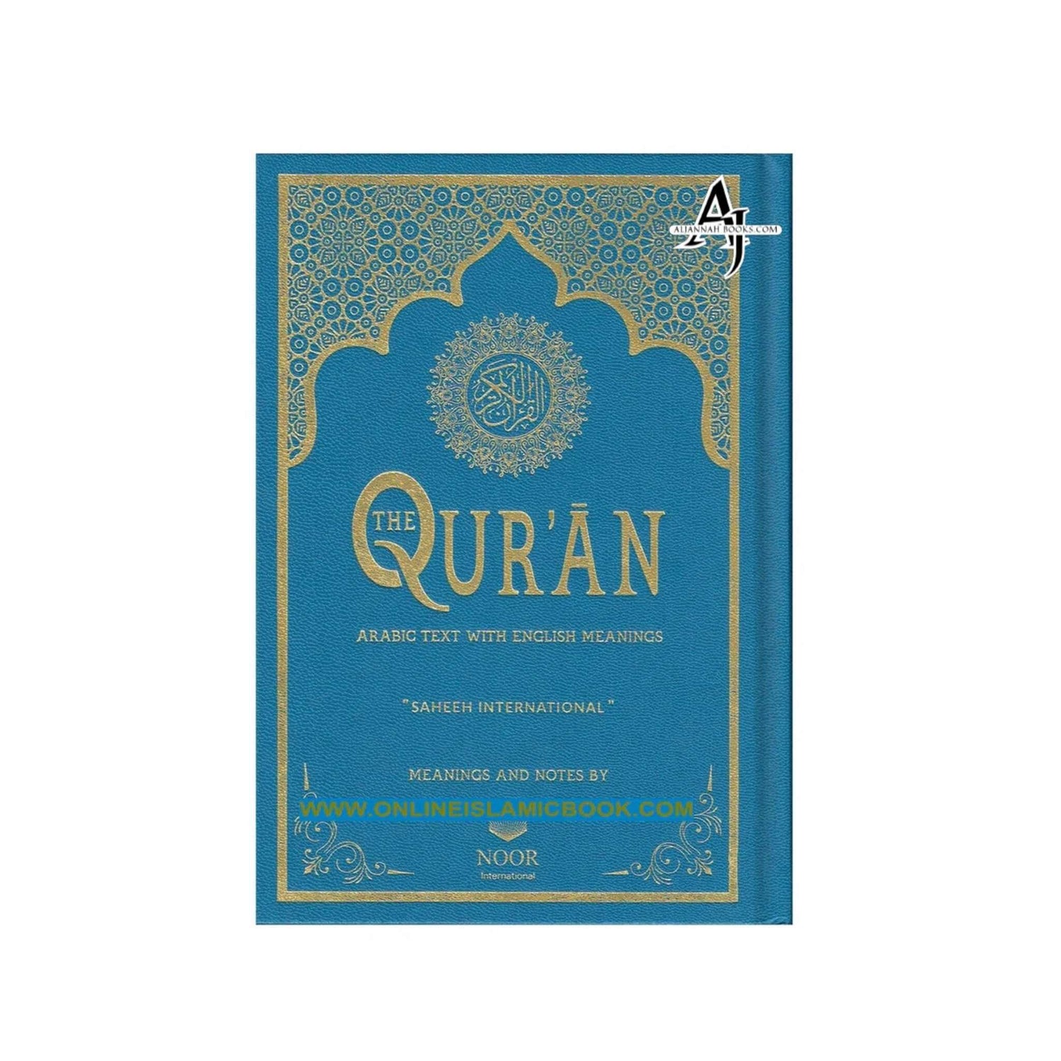 The Quran Arabic Text With English Meanings (Saheeh International) Medium Size