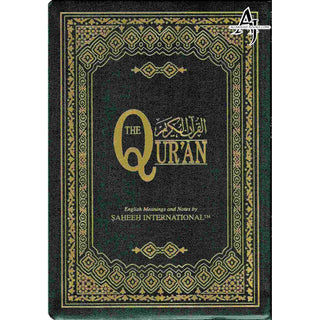 The Quran Arabic Text With Corresponding English Meanings  Medium Size, (Rexine cover)Saheeh International