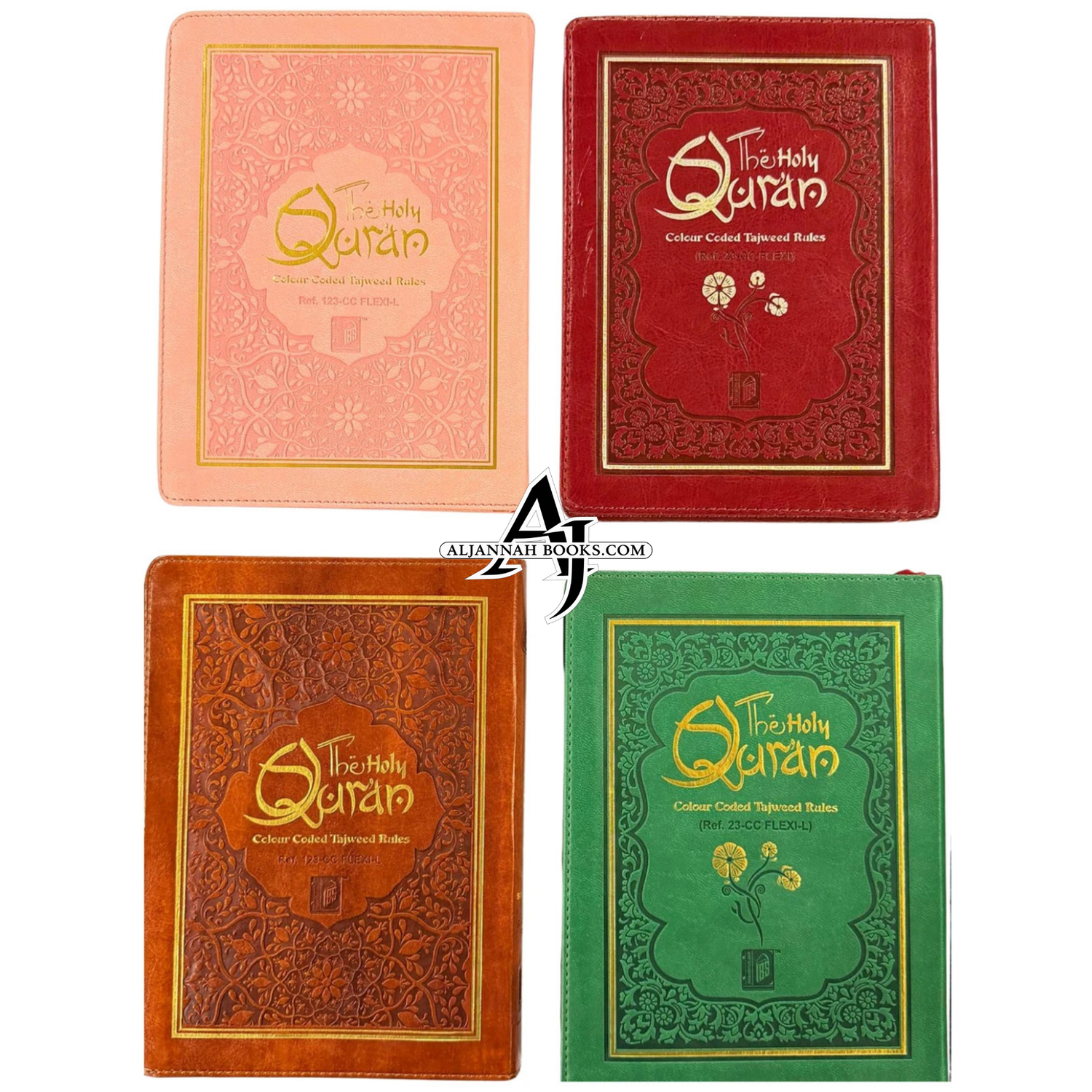 The holy Quran with colour coded manzils 23cc flexi cover