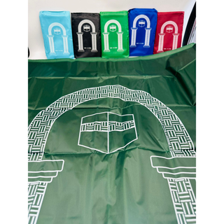 Travel Pocket Prayer Mat (Rug Ja-namaz) In Pouch Random Colors