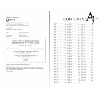 When the stars Prostrated Meditations On Surat Yusuf By Mohammad Elshinawy
