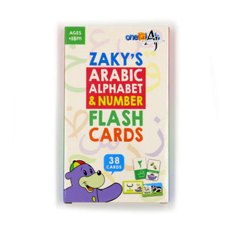 Zaky's Arabic Alphabet & Number Flash Cards