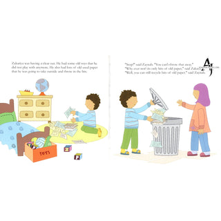 Zaynab and Zakariya Learn to Recycle By Fehmida Ibrahim Shah