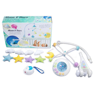 Moon & Stars Quran Cot Mobile with Light Projection