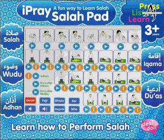 ipray Salah Pad For Boy ( A Fun Way To Learn Salah ) By Desi Doll Company