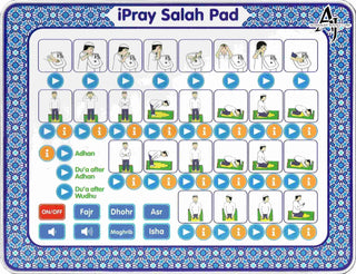 ipray Salah Pad For Boy ( A Fun Way To Learn Salah ) By Desi Doll Company