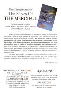 The Characteristics of the Slaves of The Merciful By Imaam 'Abdur-Rahmaan Ibn Naasir as-Sa'dee